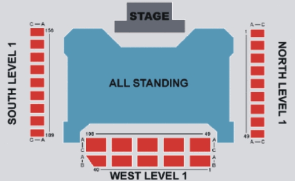 Cardiff International Arena - Standing